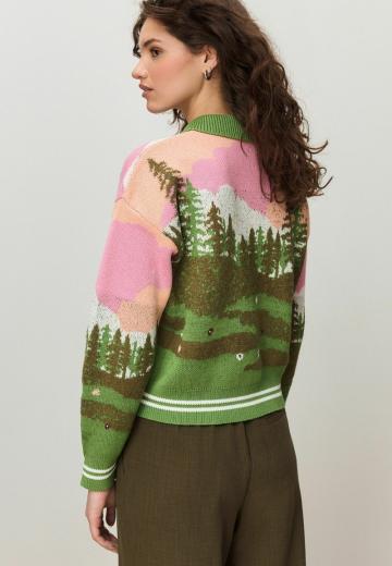 Вязаная кофта