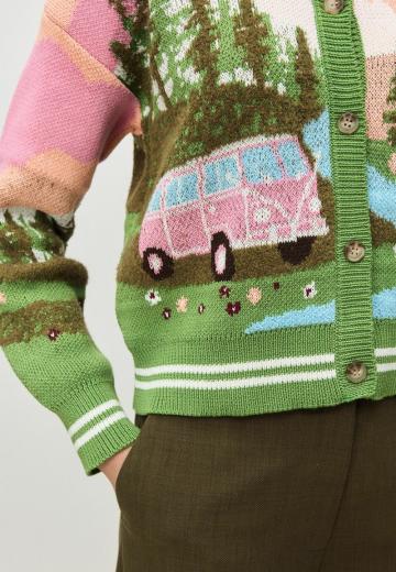 Вязаная кофта