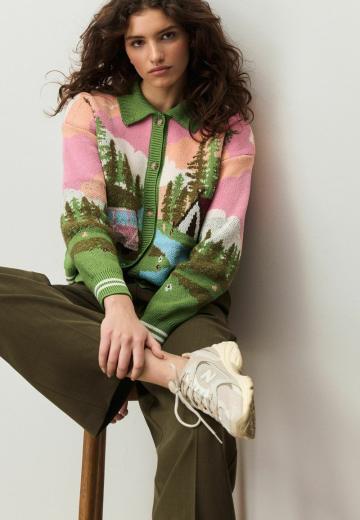 Вязаная кофта