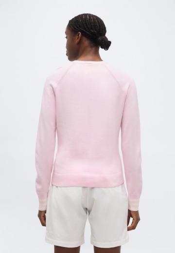 Пуловер с вырезом V