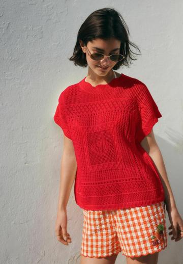 Вязаная кофта