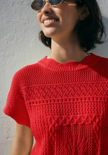 Вязаная кофта