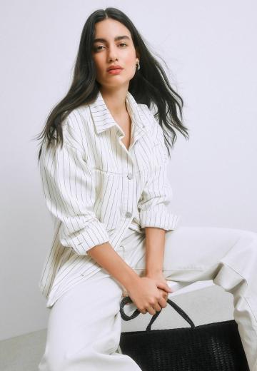 Джинсовая блузка