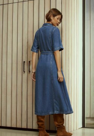 Джинсовое платье