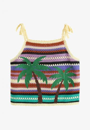 Топ на бретельках