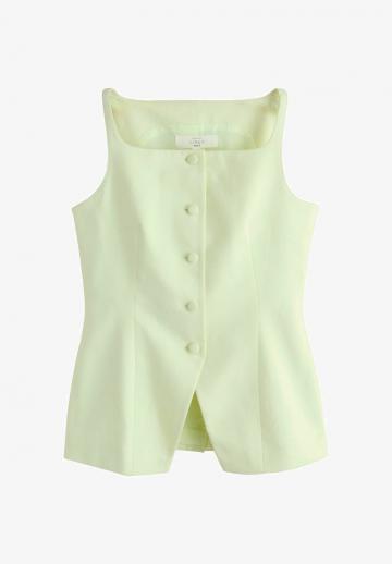 Длинный жилет