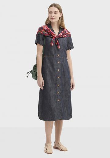 Джинсовое платье