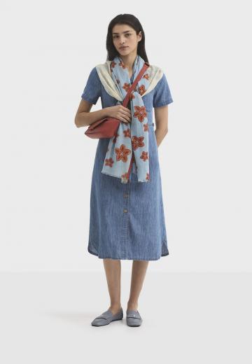 Джинсовое платье