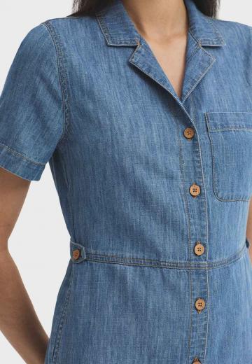 Джинсовое платье