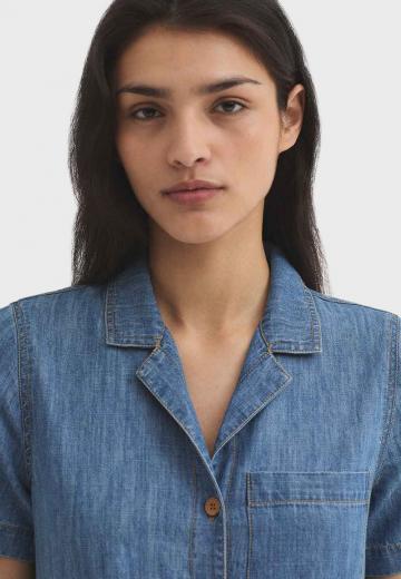 Джинсовое платье