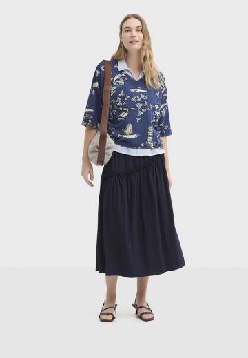 Пуловер с вырезом V