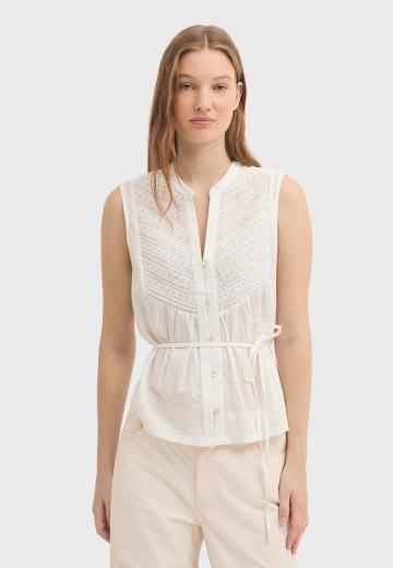 Блузка без рукавов
