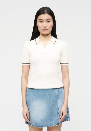 Пуловер с коротким рукавом