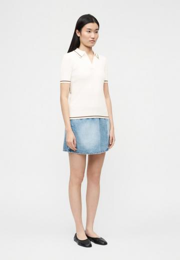 Пуловер с коротким рукавом