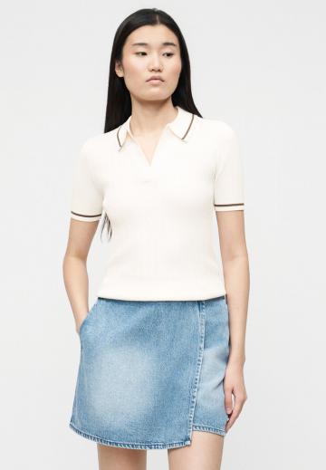 Пуловер с коротким рукавом