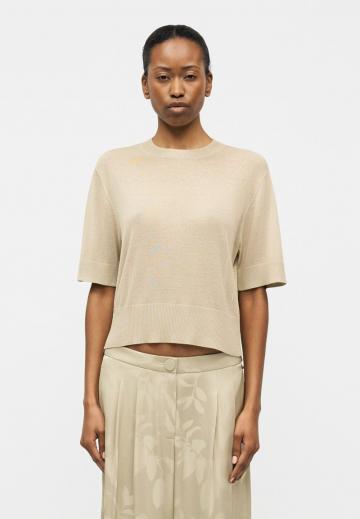 Пуловер с коротким рукавом