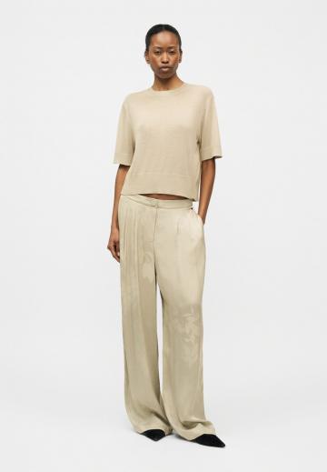 Пуловер с коротким рукавом