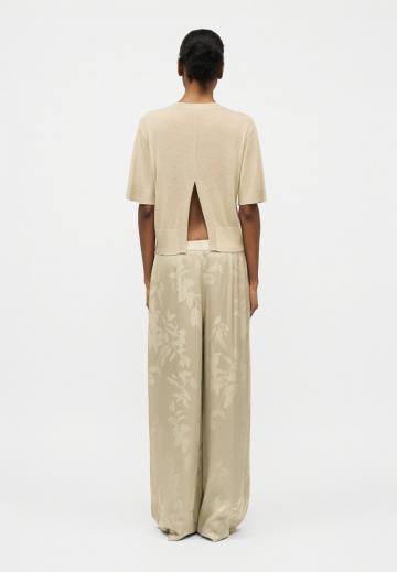 Пуловер с коротким рукавом