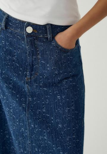Джинсовая юбка