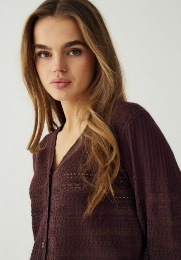 Вязаная кофта