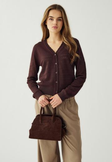 Вязаная кофта