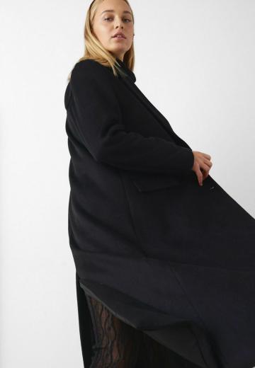 Шерстяное пальто