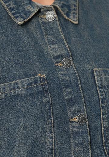 Джинсовая блузка