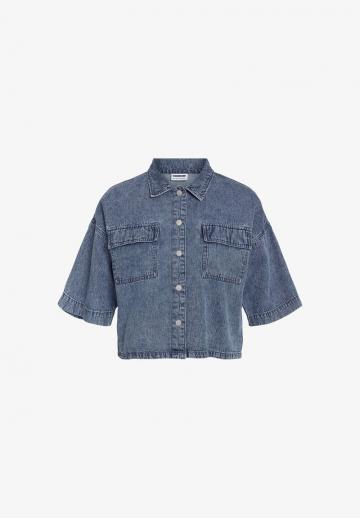 Джинсовая жилетка