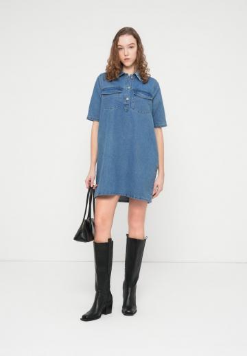 Джинсовое платье