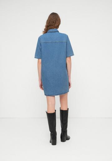 Джинсовое платье