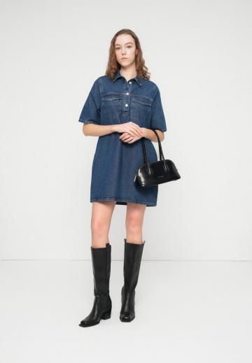 Джинсовое платье