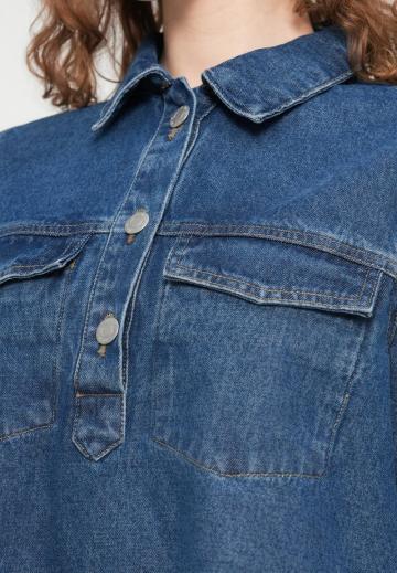 Джинсовое платье