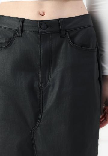 Кожаная юбка