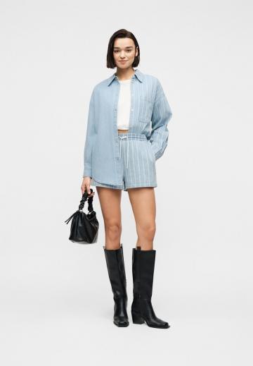 Джинсовая блузка