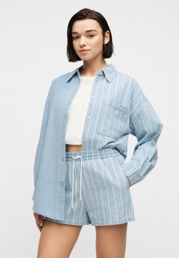 Джинсовая блузка