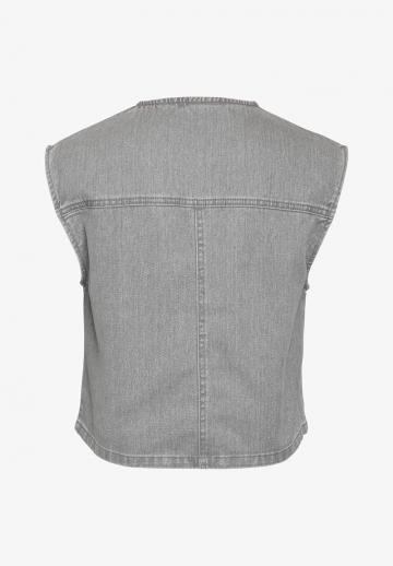 Джинсовая жилетка