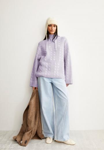 Длинный пуловер