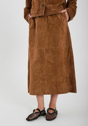 Кожаная юбка