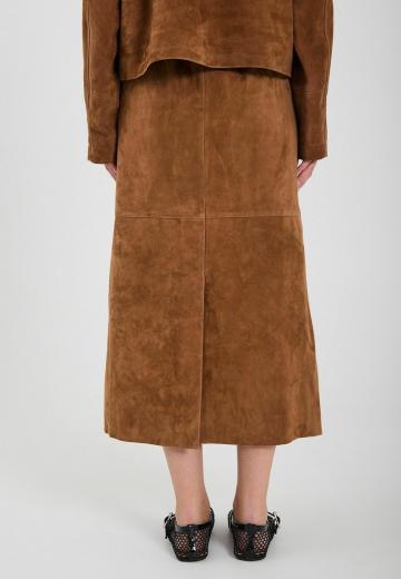 Кожаная юбка