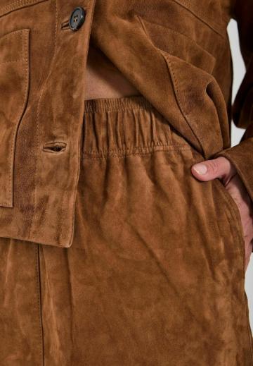 Кожаная юбка