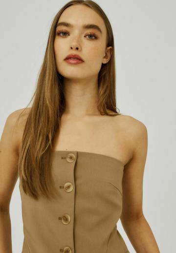 Топ без бретелек