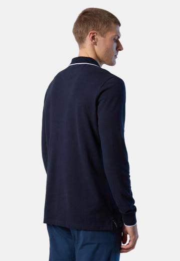 Поло с длинным рукавом