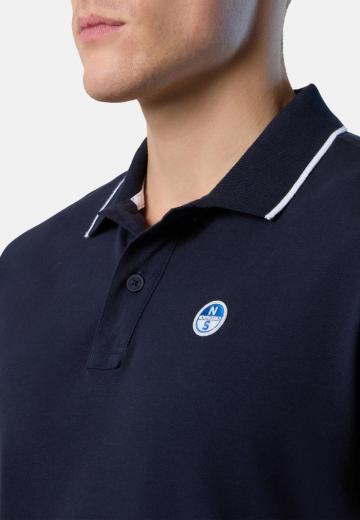 Поло с длинным рукавом