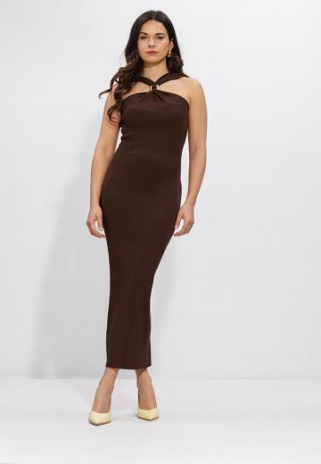 Вязаное платье