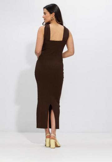 Вязаное платье