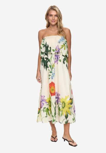 Платье без бретелек