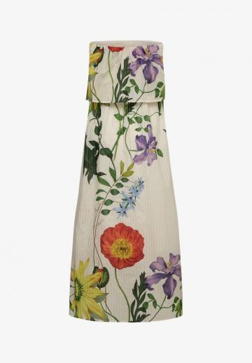 Платье без бретелек