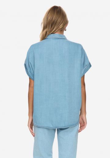 Джинсовая блузка