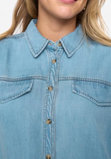 Джинсовая блузка