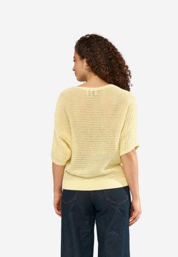 Пуловер с рукавом три четверти